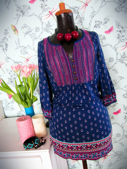 Etno boho tunika — foto 1