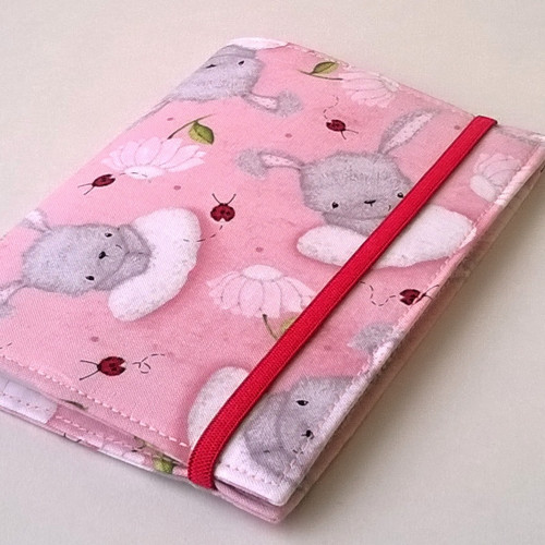 Bunny love - obal na formát A6 s kapsičkami — foto 1