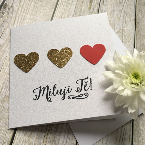 Mini valentýnka "Miluju Tě" — foto 1