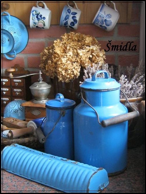 Modrý smalt - velká bandaska — foto 1
