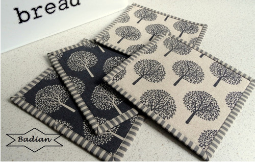 Stromy ... podložky 4 ks — foto 1