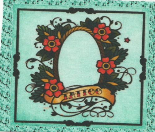 Bavlněná látka - panel 11 x 12 cm — foto 1