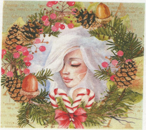 Bavlněná látka - panel 10 x 11 cm