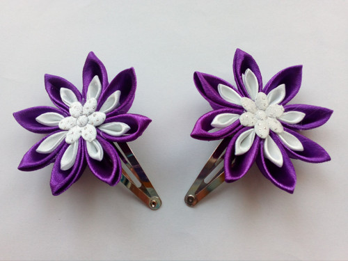 Sponky kanzashi — foto 1