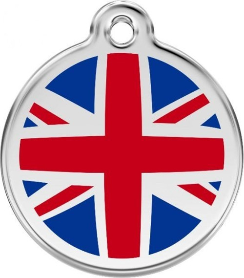 Psí známka Red Dingo: britská vlajka