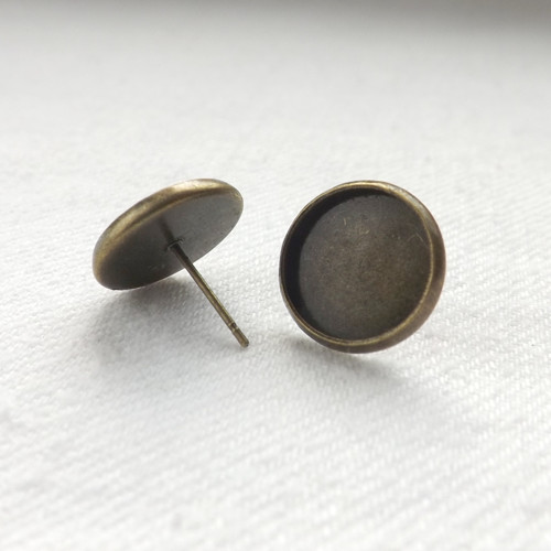 Puzetka starobronz 12mm 1/10 párů