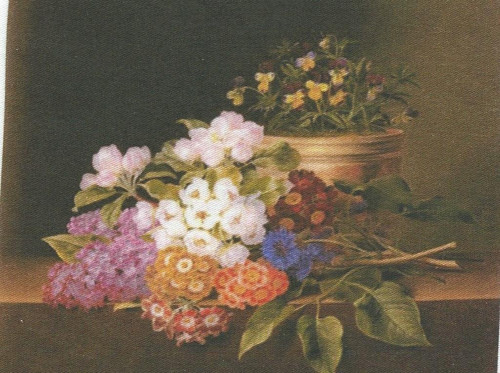 Bavlněná látka - panel 10 x 13 cm