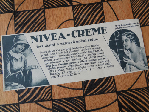 Dobová reklama/ Nivea-Creme