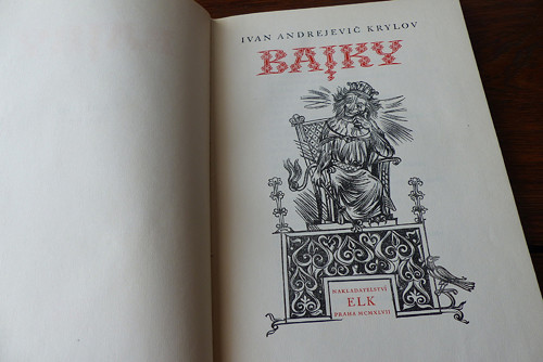 Bajky, I. A. Krylov, 1947, il. Bohdan Lacina