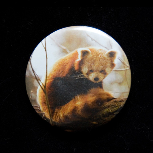 Magnet - panda červená (58 mm) — foto 1