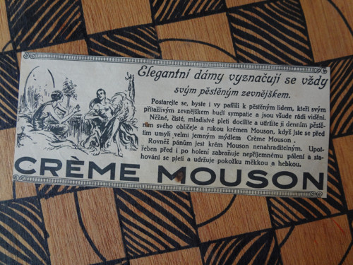Dobová reklama/ Créme Mouson