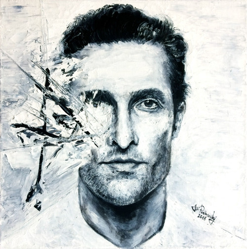 Matthew Mcconaughey (40×40cm)
