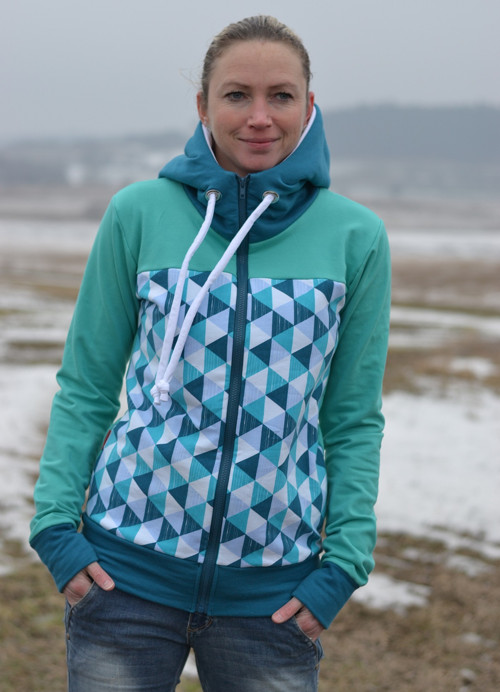 Petrolejová mikina — foto 1