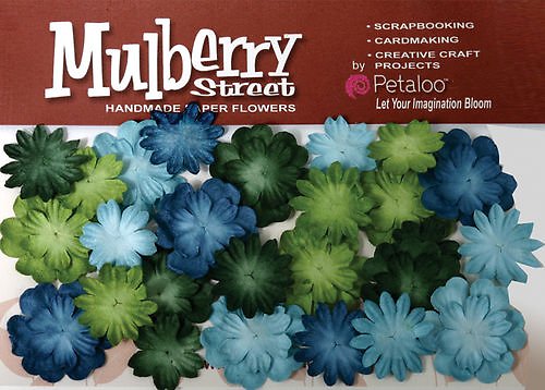 Mini Delphiniums - Mulberry Street - scrapbook — foto 1
