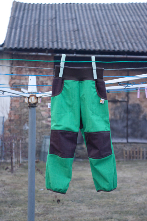 Dětské softshellové kalhoty vel 86-92 — foto 1