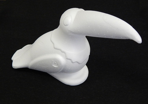 Polystyren, Tukan - výška 16 cm