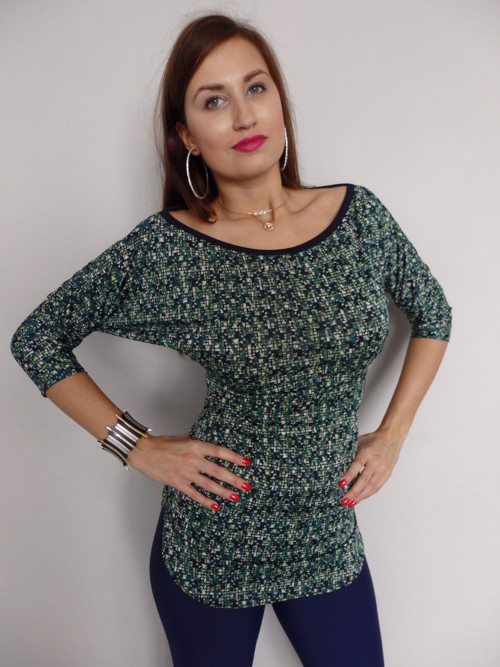 Zelená tunika Country40-42,44 — foto 1