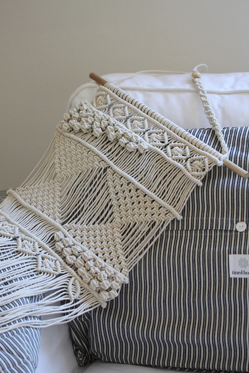 Něžnosti...Macramé závěsná dekorace — foto 1