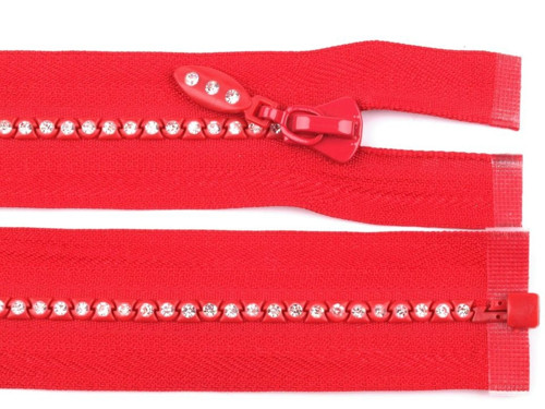 Zip kostěný * 60cm * s kamínky * 1 ks/ bal