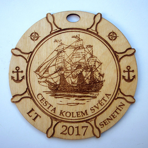MEDAILE na tábor "Cesta kolem světa"...