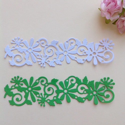 Květinový ornament-bordura-sada 2ks (FLO 24)