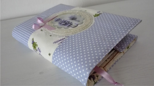 Obal na knihu lavender — foto 1