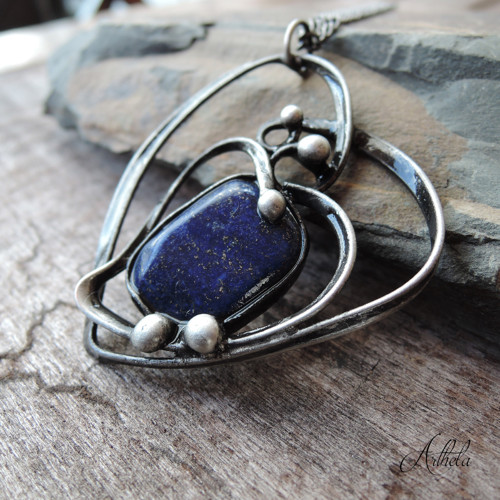 Srdce - lapis lazuli — foto 1
