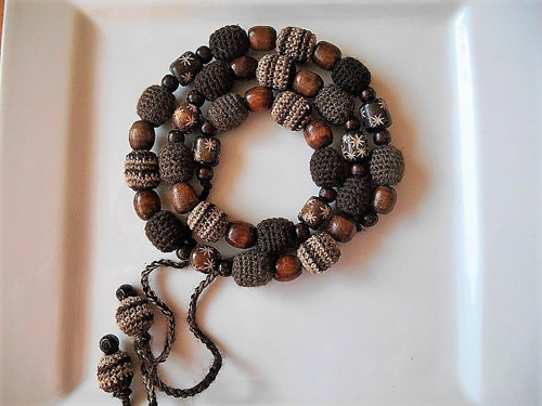 Dlouhé háčkované korálky — foto 1