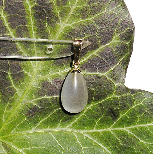 ZLATÝ přívěsek MOONSTONE — foto 1