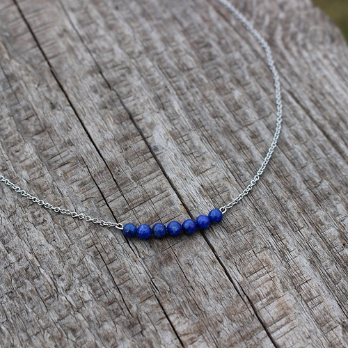 Indigo • lapis lazuli, chir. ocel — foto 1