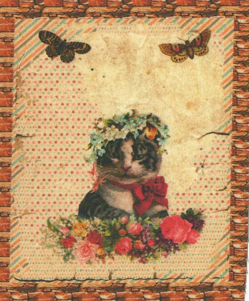 Bavlněná látka - panel 9,5 x 11,5 cm — foto 1