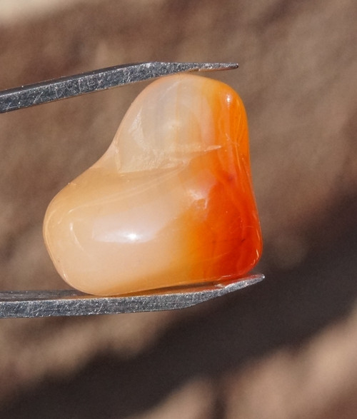 Oranžový achát D8304 — foto 1