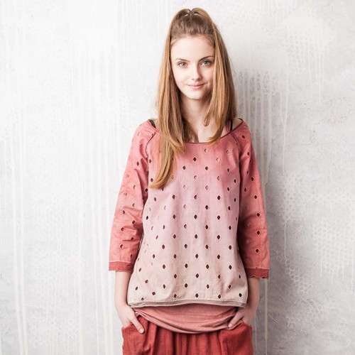 Top z plátěné madeiry - vel. M — foto 1