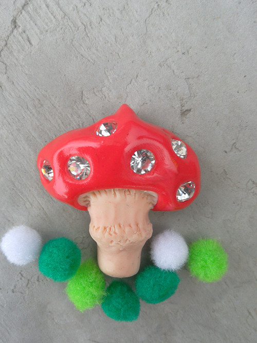 Muchomůrka handmade brož