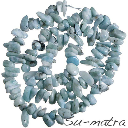 Larimar - zlomky, 10 ks — foto 1