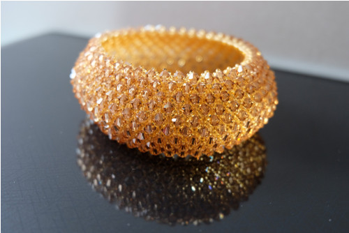 Náramek Capricho - swarovski gold — foto 1