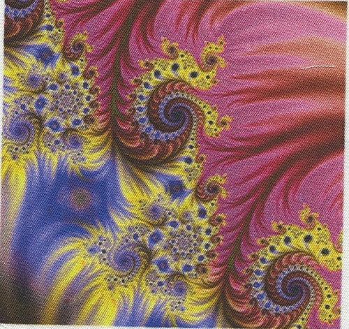 Bavlněná látka - panel 10x10 cm