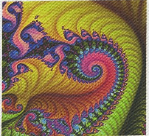 Bavlněná látka - panel 10 x 10 cm