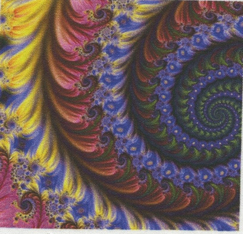 Bavlněná látka - panel 10 x 10 cm
