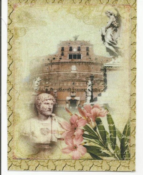 Bavlněná látka - panel 8,5 x 11 cm — foto 1