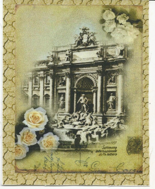 Bavlněná látka - panel 8,5 x 11 cm — foto 1