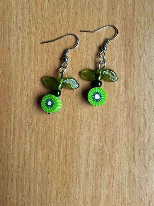 Náušnice Kiwi — foto 1