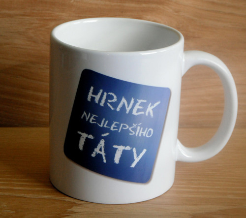 Keramický hrnek s motivem - tátův hrnek