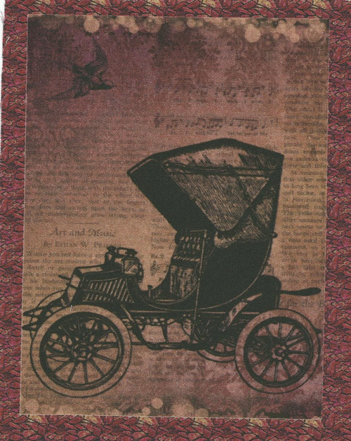 Bavlněná látka - panel 13 x 17 cm