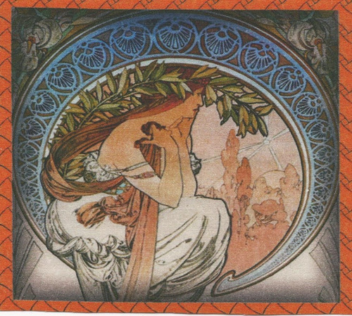 Bavlněná látka - panel 12 x 13 cm — foto 1