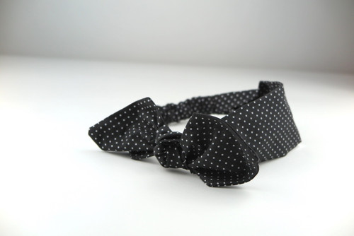 Čelenka s mašlí Black dots — foto 1