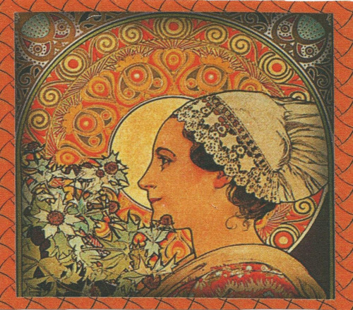 Bavlněná látka - panel 12 x 13 cm — foto 1