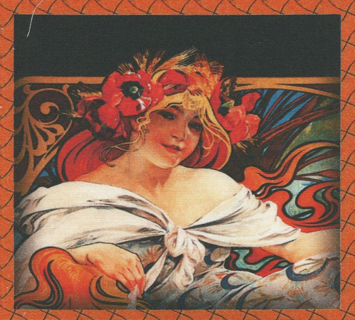 Bavlněná látka - panel 12 x 13 cm — foto 1