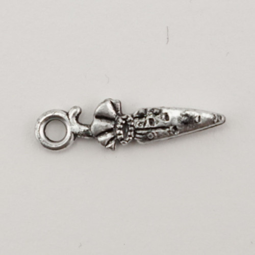 Přívěsek deštník 7x25mm (3ks) - platina
