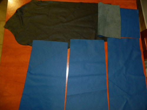 Lícová kůže - 5 větších plátů — foto 1